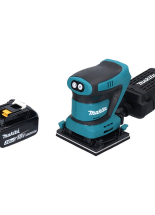 Makita DBO 480 F1 Ponceuse vibrante sans fil 112 x 102 mm 1 8V  + 1x Batterie 3,0 Ah - sans chargeur