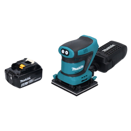 Makita DBO 480 G1 akumulatorowa szlifierka oscylacyjna 18 V 112 x 102 mm + 1x akumulator 6,0 Ah - bez ładowarki