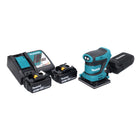 Makita DBO 481 RT Ponceuse vibrante sans fil 112 x 102mm 18V + 2x Batteries 5,0Ah + Chargeur