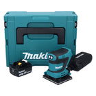 Makita DBO 481 F1J akumulatorowa szlifierka oscylacyjna 18 V 112 x 102 mm + 1x akumulator 3,0 Ah + Makpac - bez ładowarki