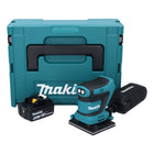 Makita DBO 481 G1J Akumulatorowa szlifierka oscylacyjna 18 V 112 x 102 mm + 1x akumulator 6,0 Ah + Makpac - bez ładowarki