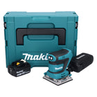Makita DBO 482 G1J Akumulatorowa szlifierka oscylacyjna 18 V 112 x 102 mm + 1x akumulator 6,0 Ah + Makpac - bez ładowarki