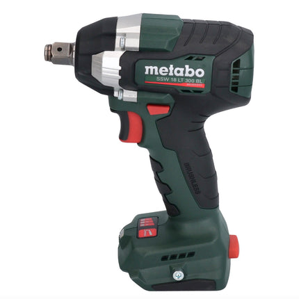 Metabo SSW 18 LT 300 BL akumulatorowy klucz udarowy 18 V 300 Nm ( 602398840 ) bezszczotkowy + metaBOX - bez akumulatora, bez ładowarki