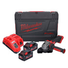 Milwaukee M18 FSAG125X-802X Akku Winkelschleifer 18 V 125 mm Brushless + 2x Akku 8,0 Ah + Ladegerät + HD Box