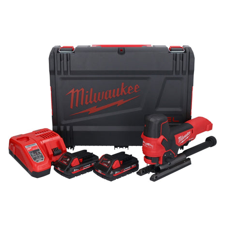 Milwaukee M18 FBJS-302X Akku Stichsäge 18 V Brushless + 2x Akku 3,0 Ah + Ladegerät + HD Box