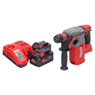 Milwaukee M18 CHX-802 Akku Kombihammer 18 V 2,5 J SDS plus Brushless + 2x Akku 8,0 Ah + Ladegerät