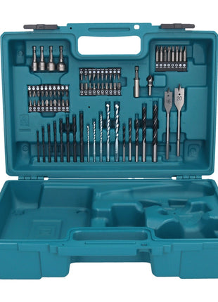 Makita DTD 152 SY1X1 Akku Schlagschrauber 18 V 165 Nm 1/4" + 1x Akku 1,5 Ah + Ladegerät + 74 tlg. Zubehörset + Koffer