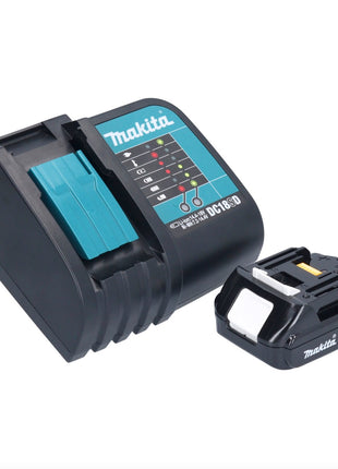 Makita DHP 484 SY1J W perceuse à percussion sans fil 18 V 54 Nm sans balais blanc + 1x batterie 1,5 Ah + chargeur + Makpac