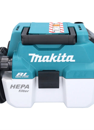 Aspirador de batería Makita DVC 750 LRM1 LXT 18 V 67 mbar 7,5 l sin escobillas + 1x batería 4,0 Ah + cargador