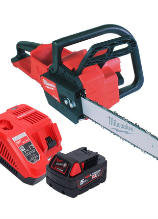 Motosierra a batería Milwaukee M18 FCHS35-501 18 V 35 cm 12,4 m/s + 1x batería 5,0 Ah + cargador