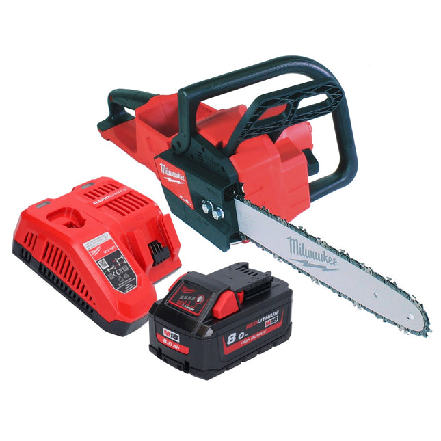 Milwaukee M18 FCHS35-801 Akumulatorowa pilarka łańcuchowa 18 V 35 cm 12,4 m/s + 1x akumulator 8,0 Ah + ładowarka