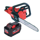 Motosierra a batería Milwaukee M18 FCHS35-121 18 V 35 cm 12,4 m/s + 1x batería 12,0 Ah - sin cargador