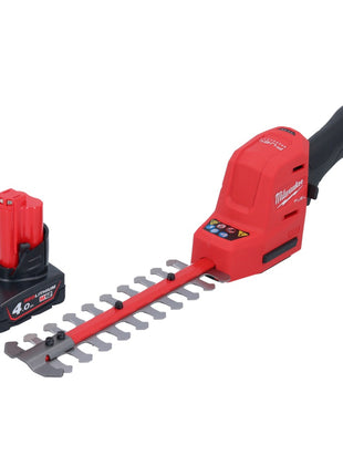 Milwaukee M12 FHT20-401 cortasetos a batería 12 V 20 cm sin escobillas + 1x batería 4,0 Ah - sin cargador