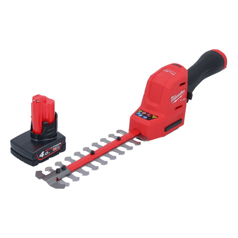 Milwaukee M12 FHT20-401 cortasetos a batería 12 V 20 cm sin escobillas + 1x batería 4,0 Ah - sin cargador