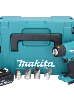 Makita DHG 181 T1J Akku Heißluftgebläse 18 V 150 - 550°C + 1x Akku 5,0 Ah + Makpac - ohne Ladegerät