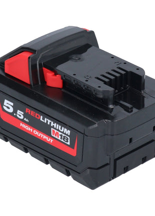 Zestaw akumulatorów Milwaukee M18 HB 5.5 3x 18 V 5,5 Ah / 5500 mAh Li-Ion High Output ( 3x 4932464712 ) ze wskaźnikiem poziomu naładowania