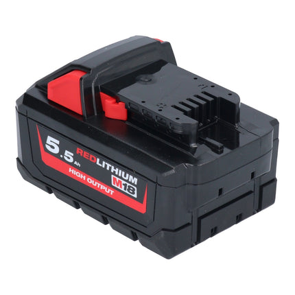 Zestaw akumulatorów Milwaukee M18 HB 5.5 3x 18 V 5,5 Ah / 5500 mAh Li-Ion High Output ( 3x 4932464712 ) ze wskaźnikiem poziomu naładowania