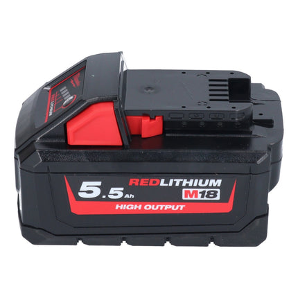 Zestaw startowy Milwaukee M18 NRG-552 High Output 18 V + 2x akumulator 5,5 Ah ( 2x 4932464712 ) + ładowarka M12-18 FC ( 4932451079 )
