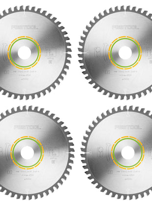 Festool Feinzahn-Sägeblatt W48 4 Stk. ( 4x 491050 ) 216 x 2,3 x 30 für SYMMETRIC SYM 70 - Toolbrothers