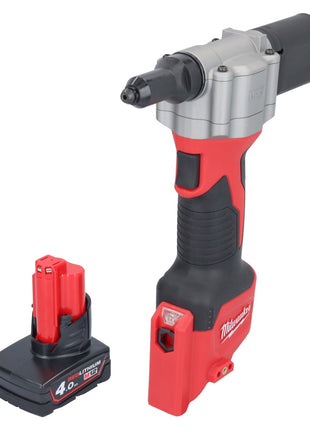 Milwaukee M12 BPRT-401 Akku Blindnietgerät 12 V 20,32 mm + 1x Akku 4,0 Ah - ohne Ladegerät - Toolbrothers