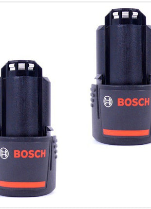 2 x Bosch 10,8V 2 Ah / 2000 mAh Lithium-Ion Professional Akku 2607336879 - Toolbrothers