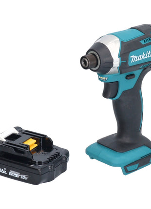 Makita DTD 152 Y1 akumulatorowy klucz udarowy 18 V 165 Nm 1/4" + 1x akumulator 1,5 Ah - bez ładowarki