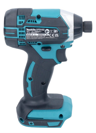 Makita DTD 152 SY1 Atornillador de impacto inalámbrico 18 V 165 Nm 1/4" + 1x batería 1,5 Ah + cargador