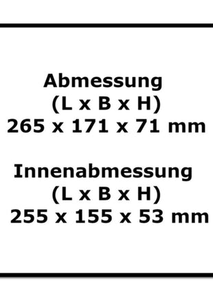 Festool T-LOC SYS MINI 1 TL TRA MINI Systainer 2 Stk. ( 2x 203813 ) Kleinteile Koffer transparenter Deckel koppelbar mit SYS-MINI 1 und 3 TL - Toolbrothers