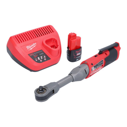 Milwaukee M12 FIR38LR-301 Grzechotka akumulatorowa 12 V 75 Nm 3/8" + 1x akumulator 3,0 Ah + ładowarka