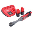 Milwaukee M12 FIR38LR-302 Grzechotka akumulatorowa 12 V 75 Nm 3/8