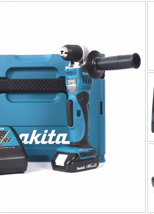 Makita DDA 351 RY1J Akku Winkelbohrmaschine 18V 13,5Nm + 1x Akku 1,5Ah + Ladegerät + Makpac - Toolbrothers