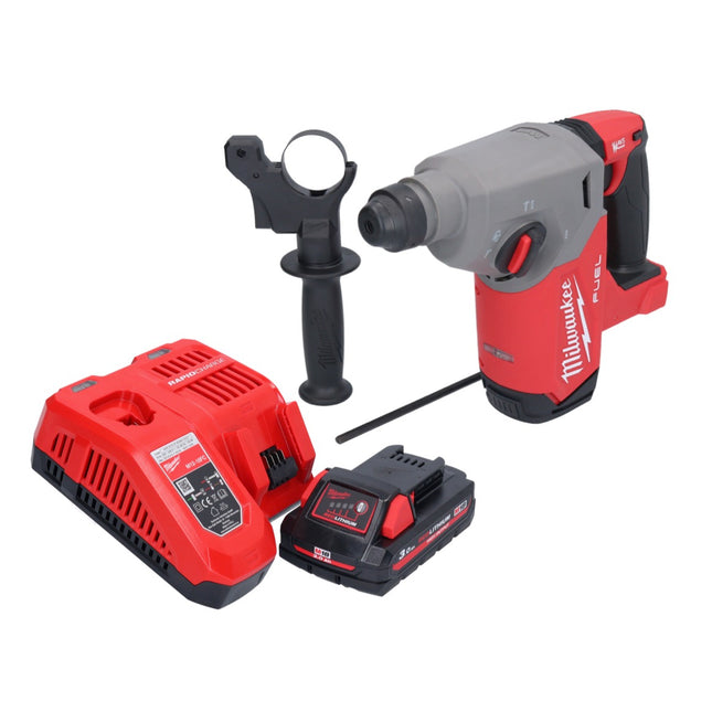 Milwaukee M18 FH-301 akumulatorowa wiertarko-wkrętarka 18 V 2,5 J SDS plus Brushless + 1x akumulator 3,0 Ah + ładowarka