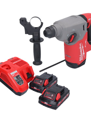 Milwaukee M18 FH-302 akumulatorowa wiertarko-wkrętarka 18 V 2,5 J SDS plus Brushless + 2x akumulator 3,0 Ah + ładowarka