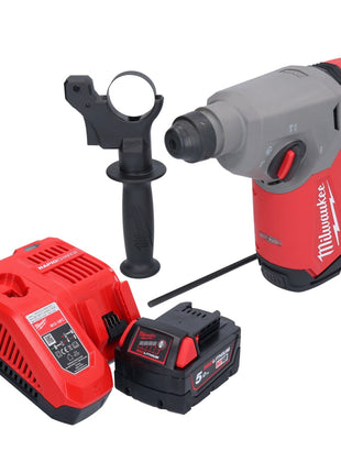 Milwaukee M18 FH-501 Akku Bohrhammer 18 V 2,5 J SDS plus Brushless + 1x Akku 5,0 Ah + Ladegerät