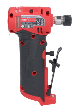 Meuleuse droite Milwaukee M12 FDGA-302 coudée 12 V 6 / 8 mm sans balais + 2x batterie 3,0 Ah + chargeur