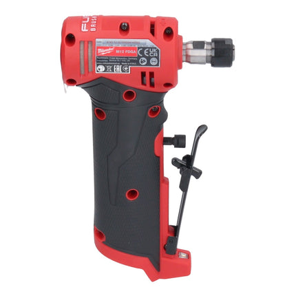 Milwaukee M12 FDGA-402 Szlifierka prosta kątowa 12 V 6/8 mm bezszczotkowa + 2x akumulator 4,0 Ah + ładowarka