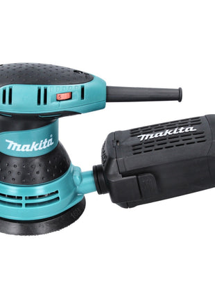 Makita BO 5031 J Exzenterschleifer Schleifmaschine 300 Watt 125 mm + Toolbrothers SPIDER Schleifset Netzschleifmittel + Makpac - Toolbrothers