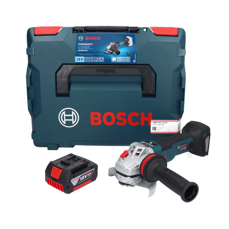 Bosch GWS 18V-10 SC Akku Winkelschleifer 18 V 125 mm Brushless + 1x Akku 5,0 Ah + L-Boxx - ohne Ladegerät - Toolbrothers