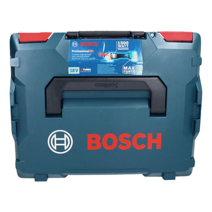 Bosch GWX 18V-15 SC Profesjonalna akumulatorowa szlifierka kątowa 18 V 125 mm BITURBO X-LOCK + 1x akumulator ProCORE 8,0 Ah + ładowarka + L-BOXX