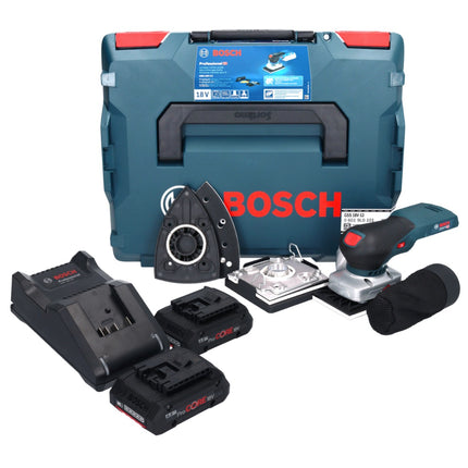 Akumulatorowa szlifierka oscylacyjna Bosch GSS 18V-13 18 V + 2x akumulator ProCORE 4,0 Ah + ładowarka + L-BOXX