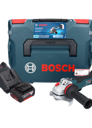 Bosch GWS 18V-10 PSC Professional Akku Winkelschleifer 18 V 125 mm Brushless + 1x Akku 5,0 Ah + Ladegerät + L-Boxx - Toolbrothers