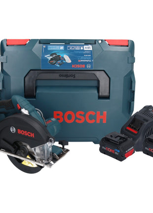 Bosch GKM 18V-50 Professional Akku Metall Handkreissäge 18 V 136 mm Brushless + 2x ProCORE Akku 8,0 Ah + Ladegerät + L-Boxx