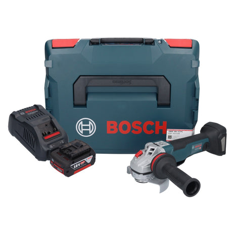 Bosch GWS 18V-10 PC Professional Akku Winkelschleifer 18 V 125 mm Brushless + 1x Akku 5,0 Ah + Ladegerät + L-Boxx - Toolbrothers