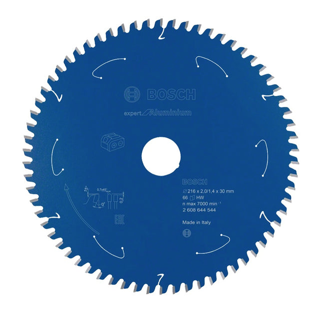Bosch Professional Expert for Aluminium Kreissägeblatt 216 x 30 x 2 mm 66 Zähne ( 2608644544 ) - Toolbrothers