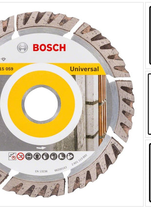 Bosch Standard dla uniwersalnej diamentowej tarczy tnącej 125 x 22,23 mm 10 szt. ( 2608615060 ) do betonu, stali-betonu, cegły, wapna i piaskowca