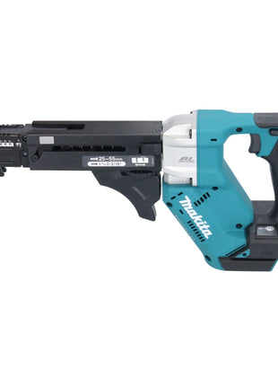 Makita DFR 551 RMJ Akku Magazinschrauber 18 V 25 - 55 mm Brushless + 2x Akku 4,0 Ah + Ladegerät + Makpac - Toolbrothers