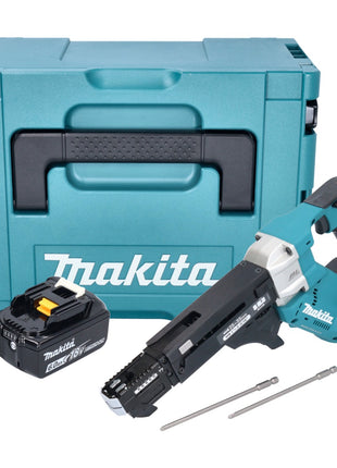 Makita DFR 551 G1J Akku Magazinschrauber 18 V 25 - 55 mm Brushless + 1x Akku 6,0 Ah + Makpac - ohne Ladegerät - Toolbrothers