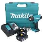 Makita DHG 181 RTK Akku Heißluftgebläse 18 V 150 - 550°C + 2x Akku 5,0 Ah + Ladegerät + Koffer - Toolbrothers