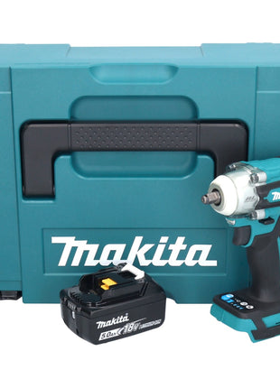 Makita DTW 302 T1J Akku Schlagschrauber 18 V 300 Nm 3/8" Brushless + 1x Akku 5,0 Ah + Makpac - ohne Ladegerät - Toolbrothers