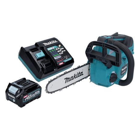 Motosierra a batería Makita UC 002 GD101 40 V máx. 25 cm 24,8 m/s sin escobillas + 1x batería 2,5 Ah + cargador